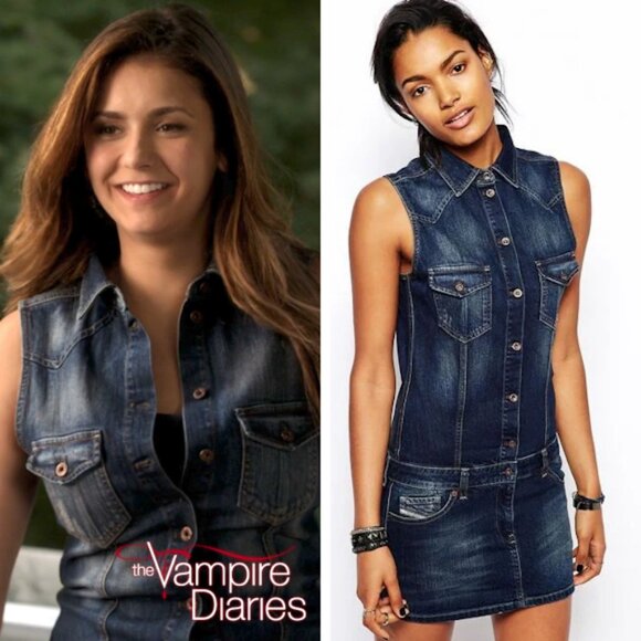 Diesel Denim Mini Dress - Picture 1 of 16